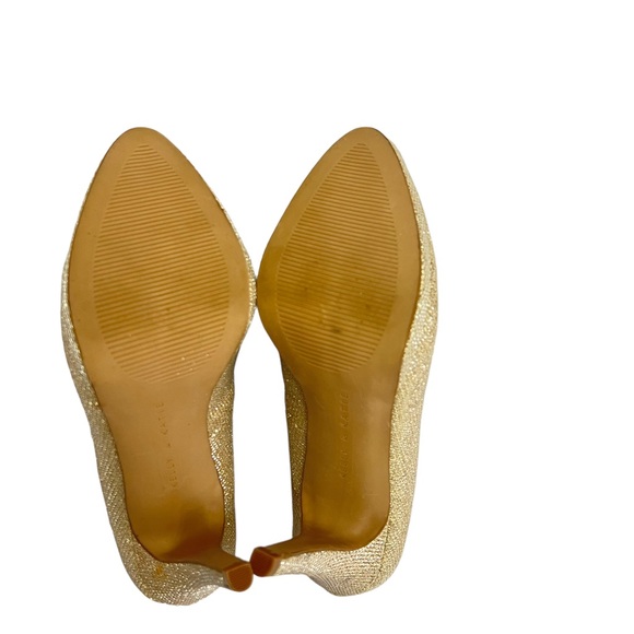 Kelly & Katy Nightengale Gold Heels women’s size 7 - Picture 4 of 6